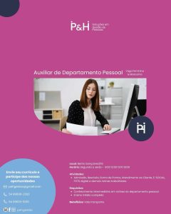P&H Soluções em Gestão de Pessoas - Empresa de Recrutamento e Seleção - Consultoria em RH - Site para Vagas de Emprego - Treinamentos Comportamentais e Motivacionais - Assessoria de RH